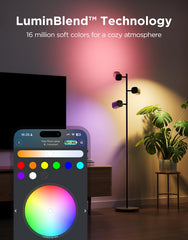 Govee iluminación lavado de pared que realza texturas y colores del hogar