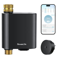 GoveeLife H5901 frontal instalado mostrando control remoto efectivo