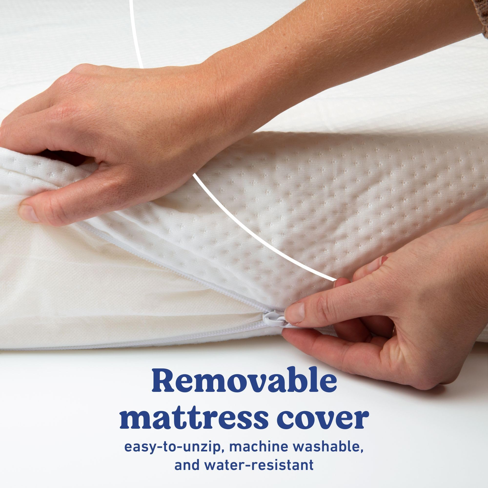 Graco protector impermeable sobre colchón que facilita la limpieza