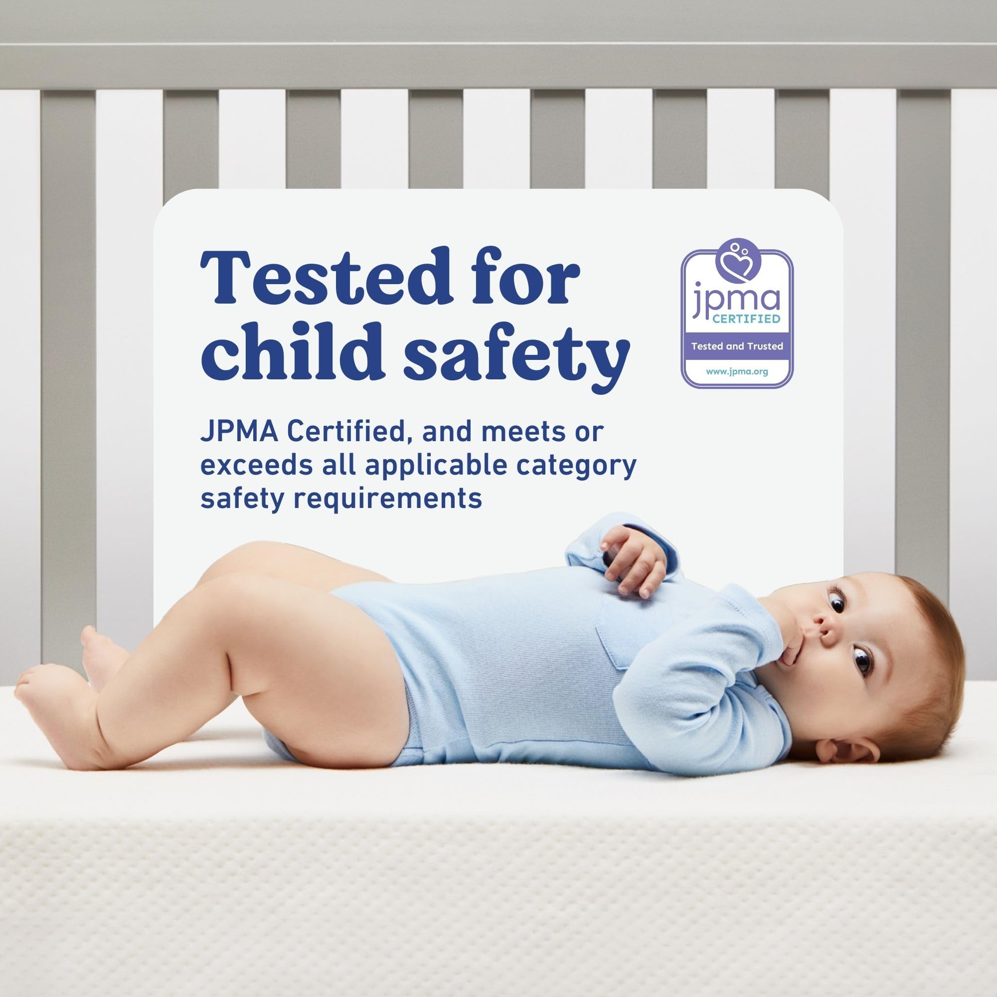 Graco detalle de espuma CertiPUR‑US mostrando núcleo duradero y uniforme