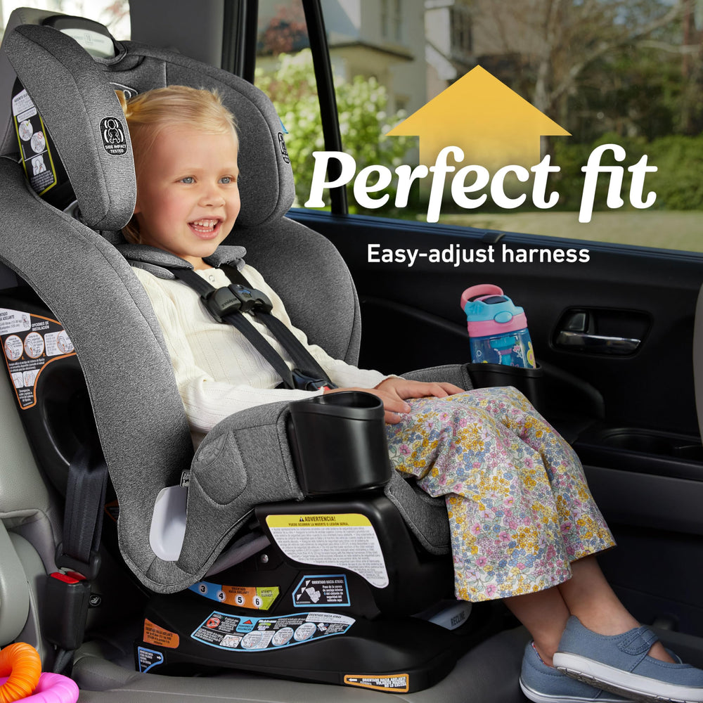 Graco Extend2Fit Ashten uso forward-facing con arnés seguro y soporte lateral