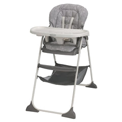 Graco trona frontal vista completa, diseño compacto y estable
