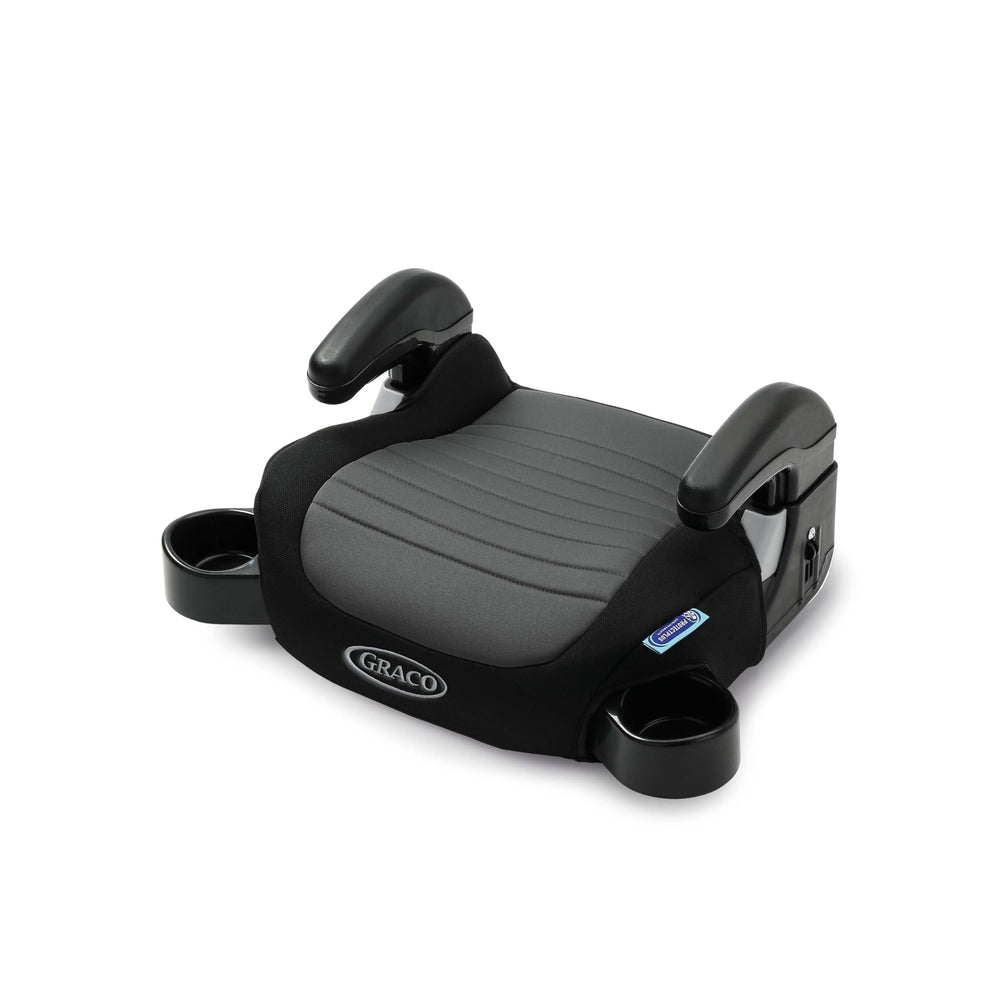 Graco TurboBooster Denton vista frontal que muestra diseño y acolchado para confort