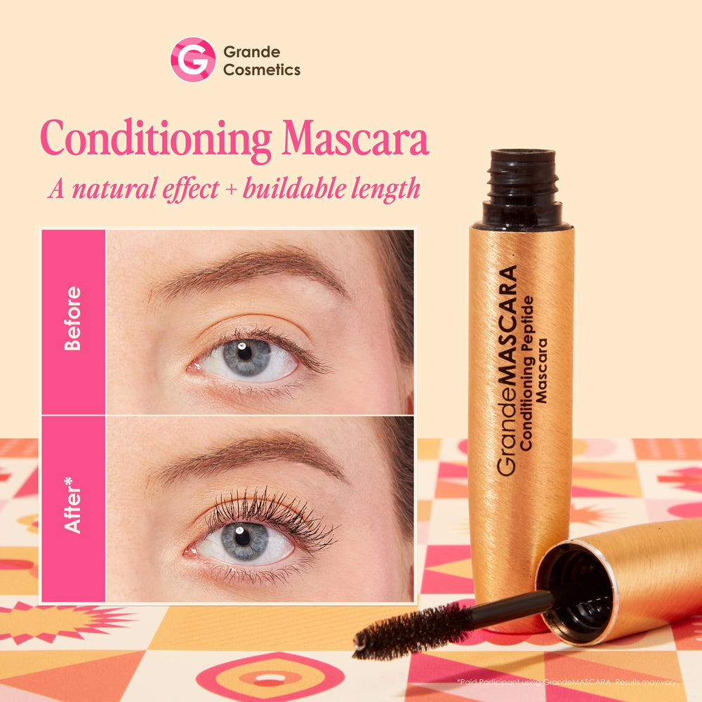 Grande Cosmetics detalle de la varita con fibras que separan y elevan pestañas