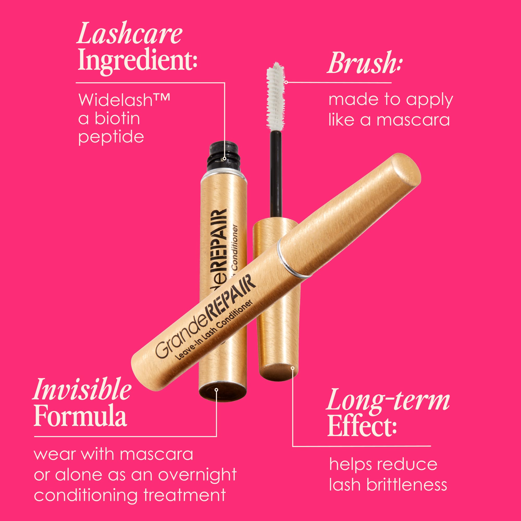 Grande Cosmetics producto colocado en un tocador nocturno para rutina de cuidado