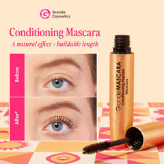 Grande Cosmetics aplicación nocturna del serum para pestañas más fuertes