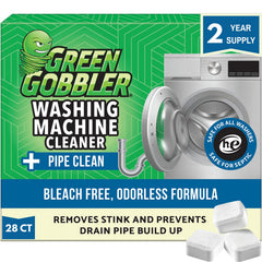 Green Gobbler vista frontal del empaque mostrando 28 tabletas y beneficios