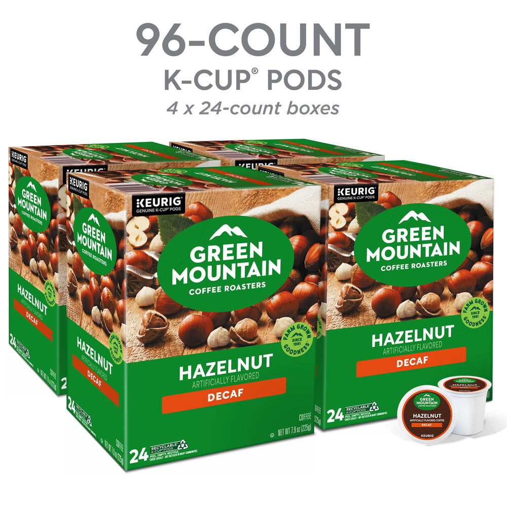 Green Mountain Coffee Roasters cápsulas dispuestas que muestran consistencia y sabor