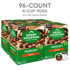 Green Mountain Coffee Roasters cápsulas dispuestas que muestran consistencia y sabor