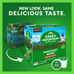 Green Mountain Coffee Roasters detalle de cápsula K-Cup listo para usar y frescura garantizada