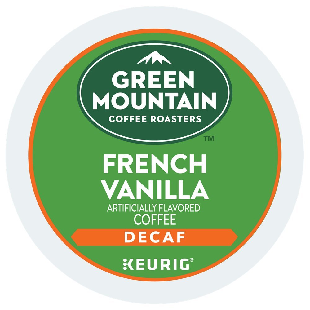 Green Mountain Coffee Roasters caja frontal de 24 K-Cups sabor vainilla, conveniencia y aroma