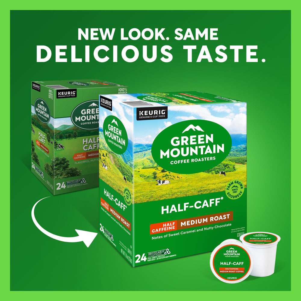 Green Mountain Coffee Roasters cápsula K-Cup detalle que destaca sello de frescura
