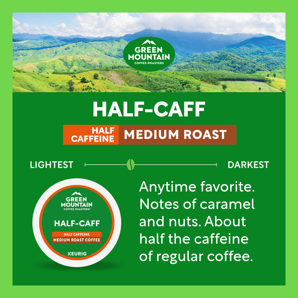 Green Mountain cápsula en máquina Keurig demostrando preparación rápida y práctica