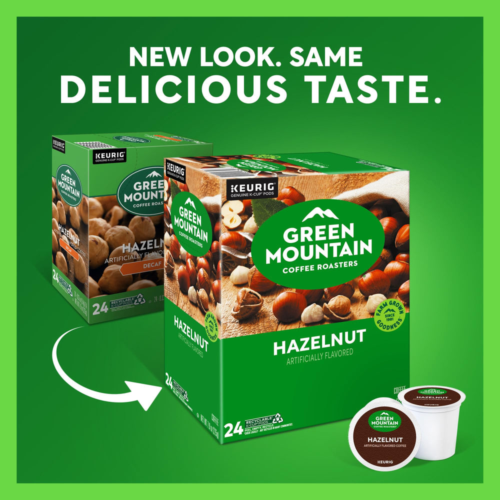 Green Mountain cápsula K-Cup mostrando la tapa y compatibilidad con Keurig