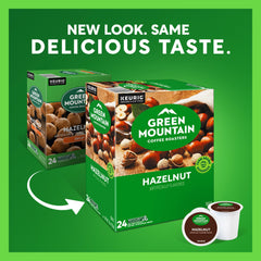Green Mountain cápsula K-Cup mostrando la tapa y compatibilidad con Keurig