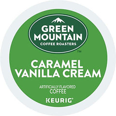 Green Mountain K-Cup primer plano del filtro y café molido resaltando frescura