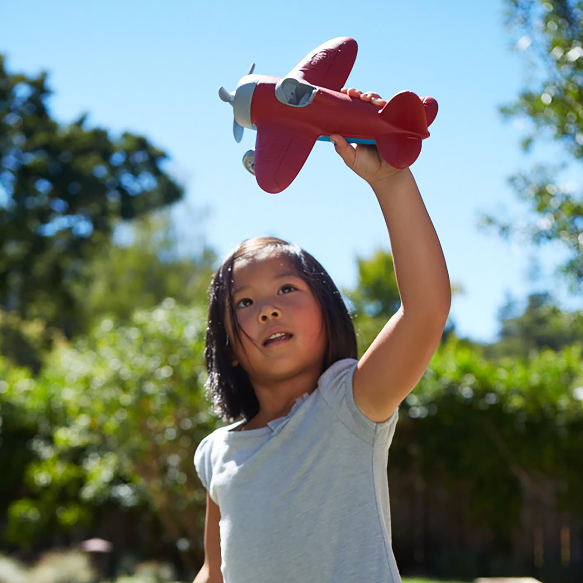 Green Toys avión ruedas y tren de aterrizaje para juego rodante