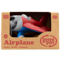 Green Toys avión material reciclado HDPE textura duradera y ecológica