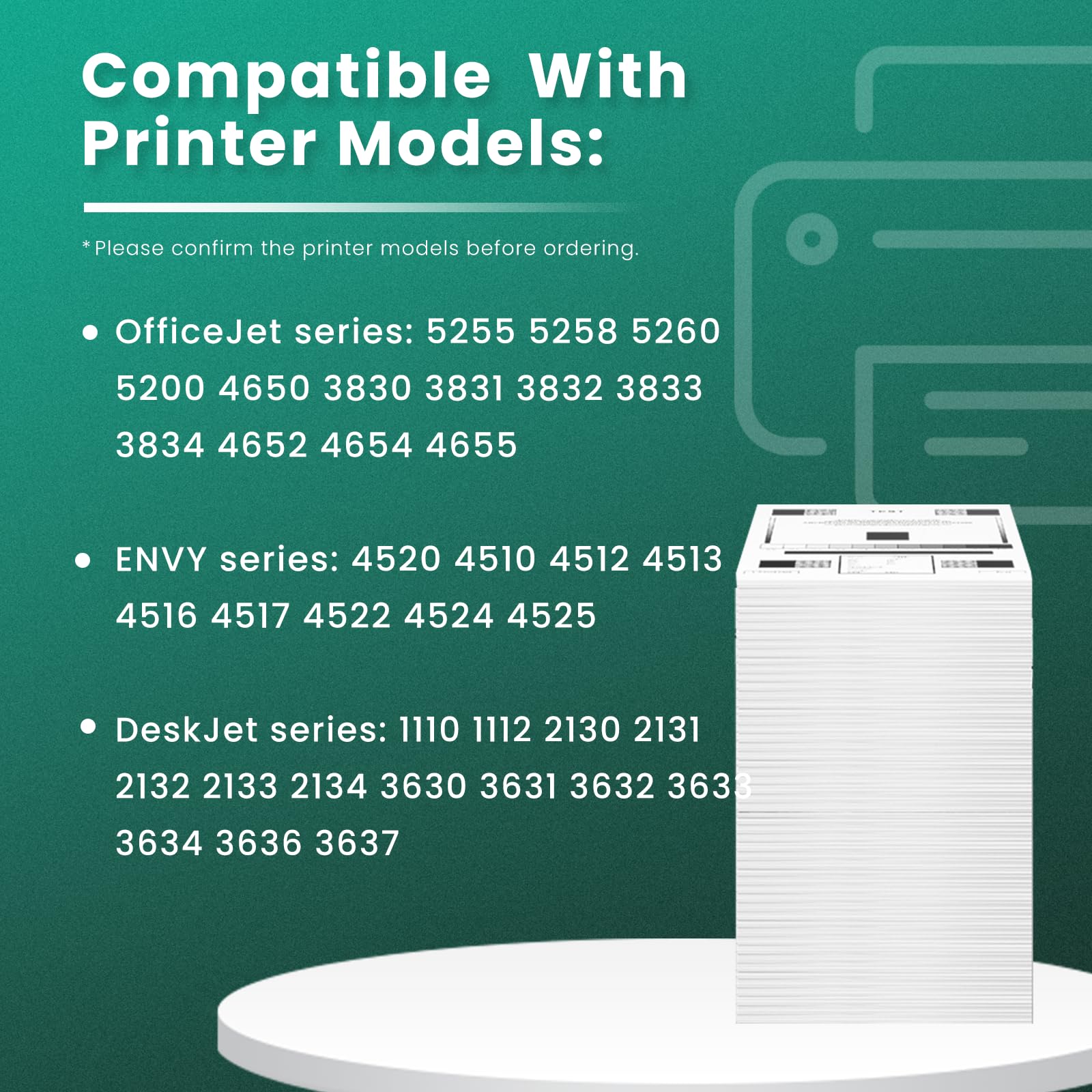 GREENBOX detalle de la etiqueta 63 mostrando modelo y compatibilidad