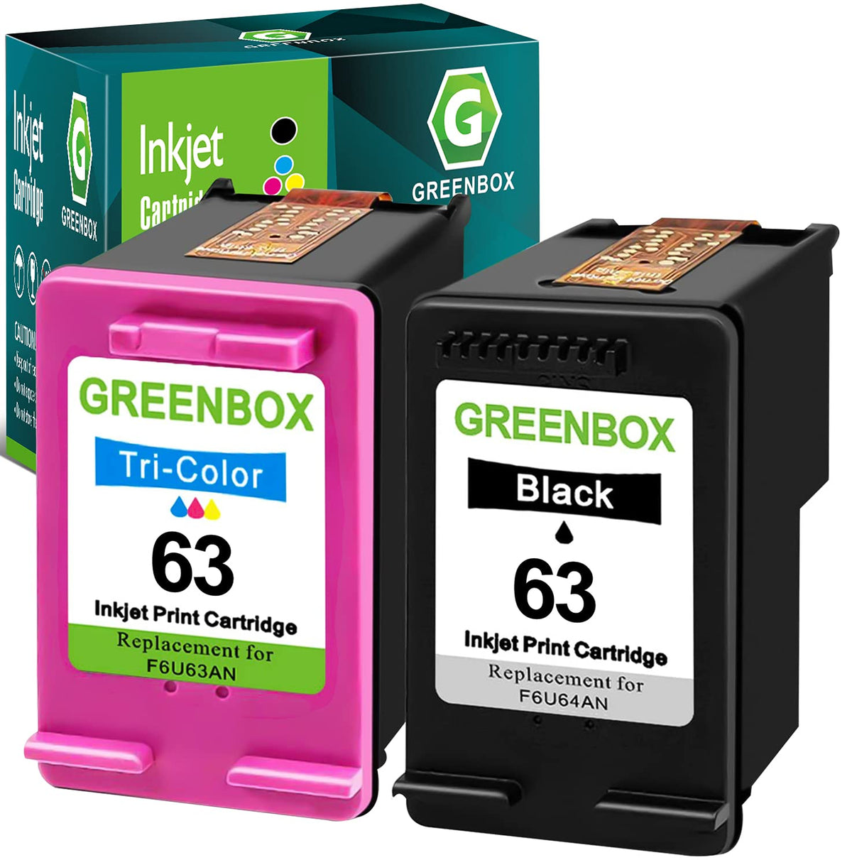 GREENBOX vista frontal del pack 63, ahorro y compatibilidad clara