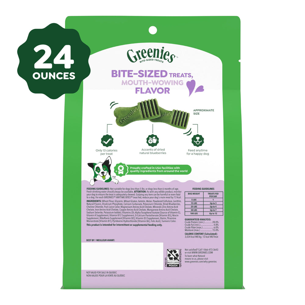 Greenies en paseo por el parque, premios prácticos para entrenamiento al aire libre