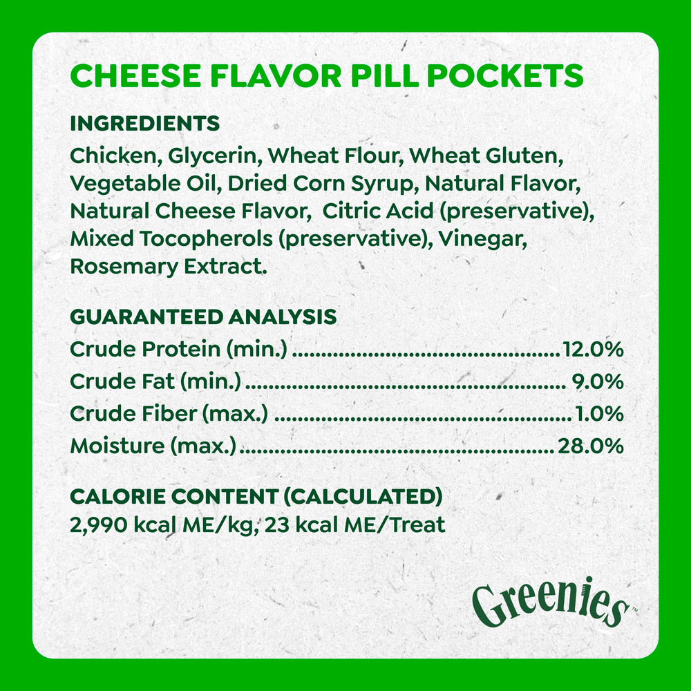 Greenies bolsitas en mano para comparar tamaño y uso práctico