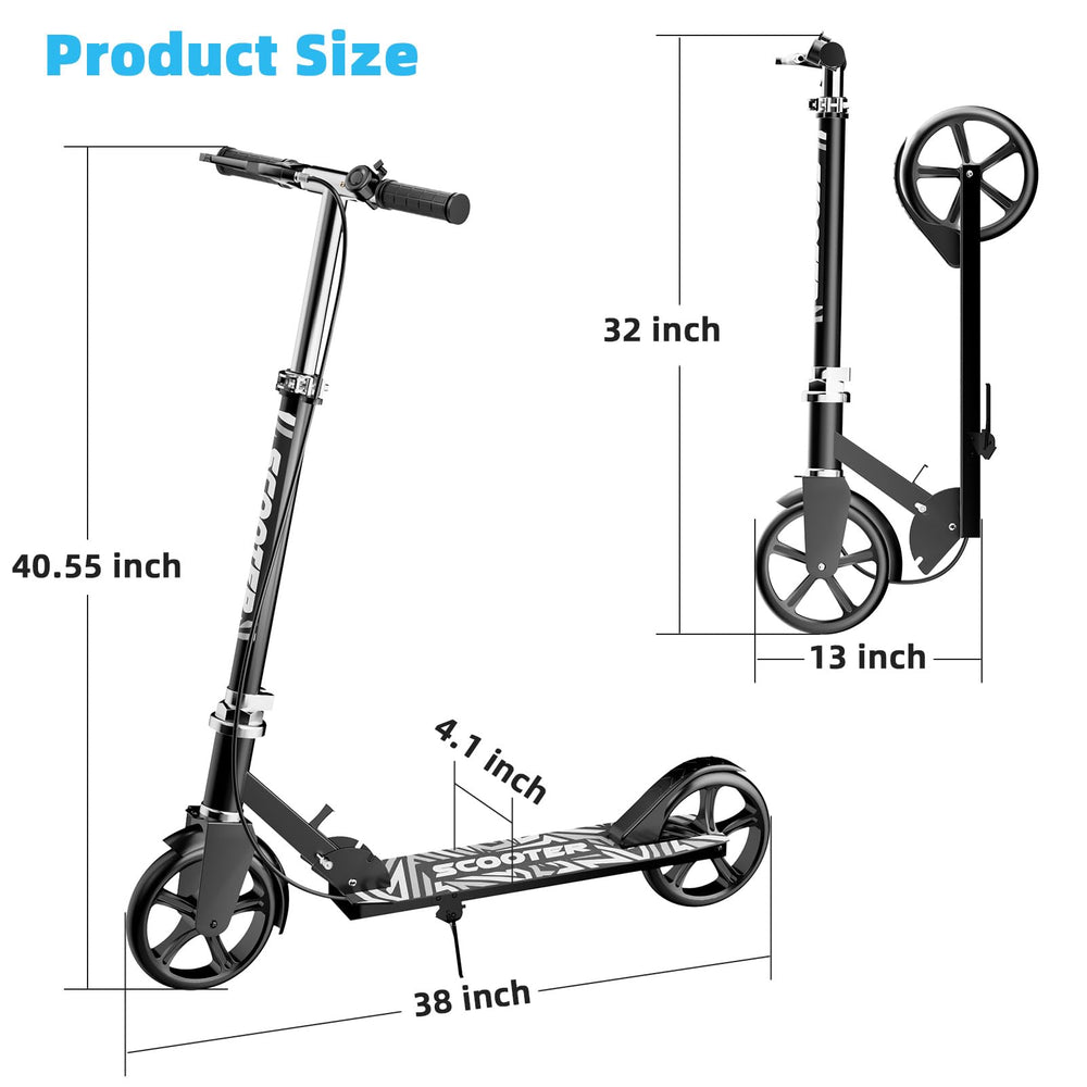 GRENYX patinete en parque con usuario, práctico para desplazamientos diarios