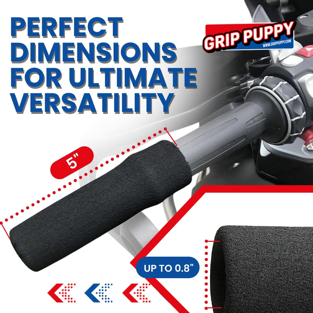 Grip Puppy detalle del borde listo para recortar y adaptar al manillar