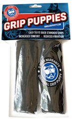 Grip Puppy puño frontal en empaque mostrando aspecto y color, mejora comodidad