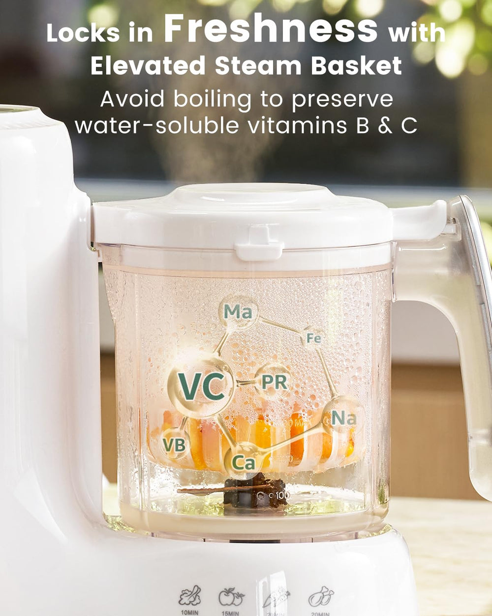 GROWNSY jarra de Tritan que muestra material sin BPA y resistencia al calor
