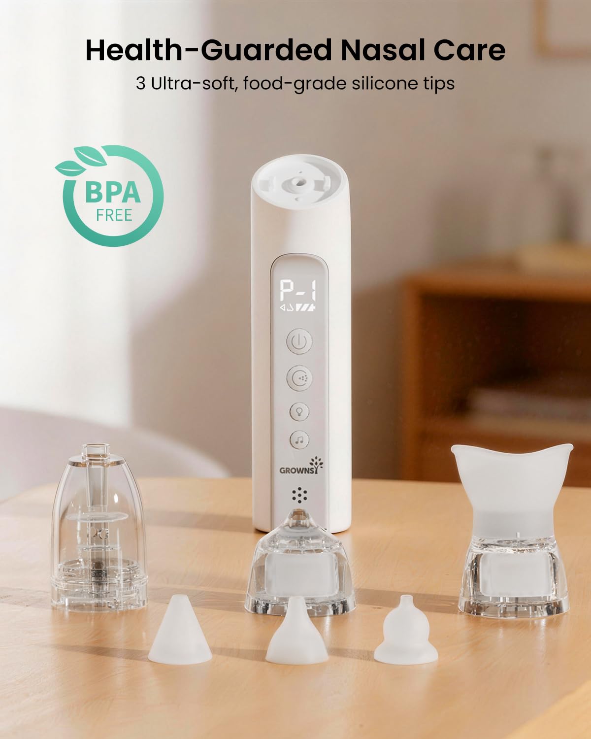 GROWNSY SniffEase conjunto de tres puntas intercambiables para distintas edades