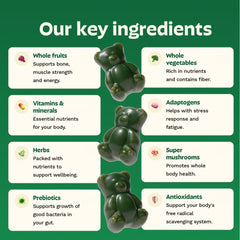 Grüns varios paquetes sobre una mesa para transporte fácil