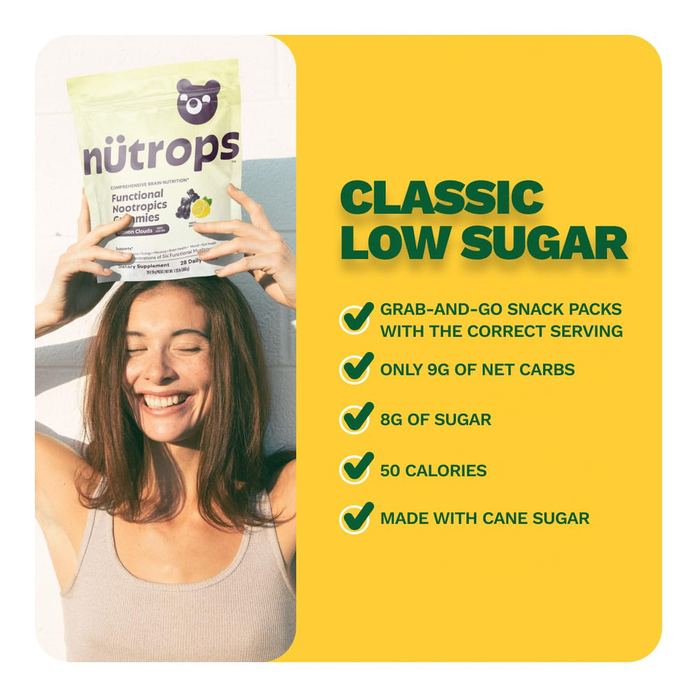 Grüns rótulo indicando vegano y sin gluten, apto para dietas