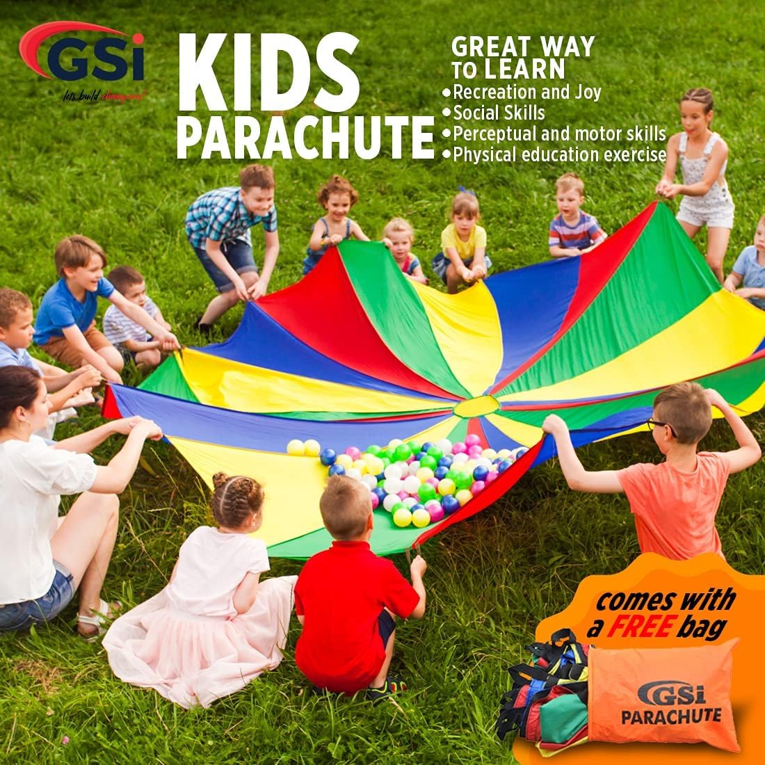 GSi comparación de tamaño con niños para visualizar escala y capacidad