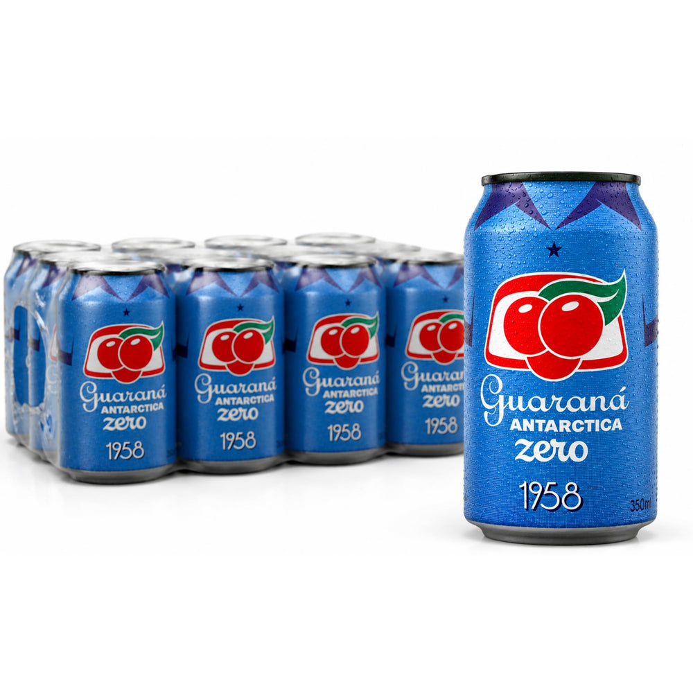 Guaraná ANTARCTICA lata frontal mostrando diseño y sabor auténtico