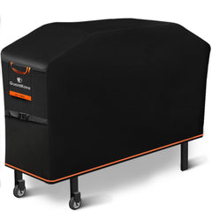 GuardKove funda frontal protegiendo plancha Blackstone, resultado duradero