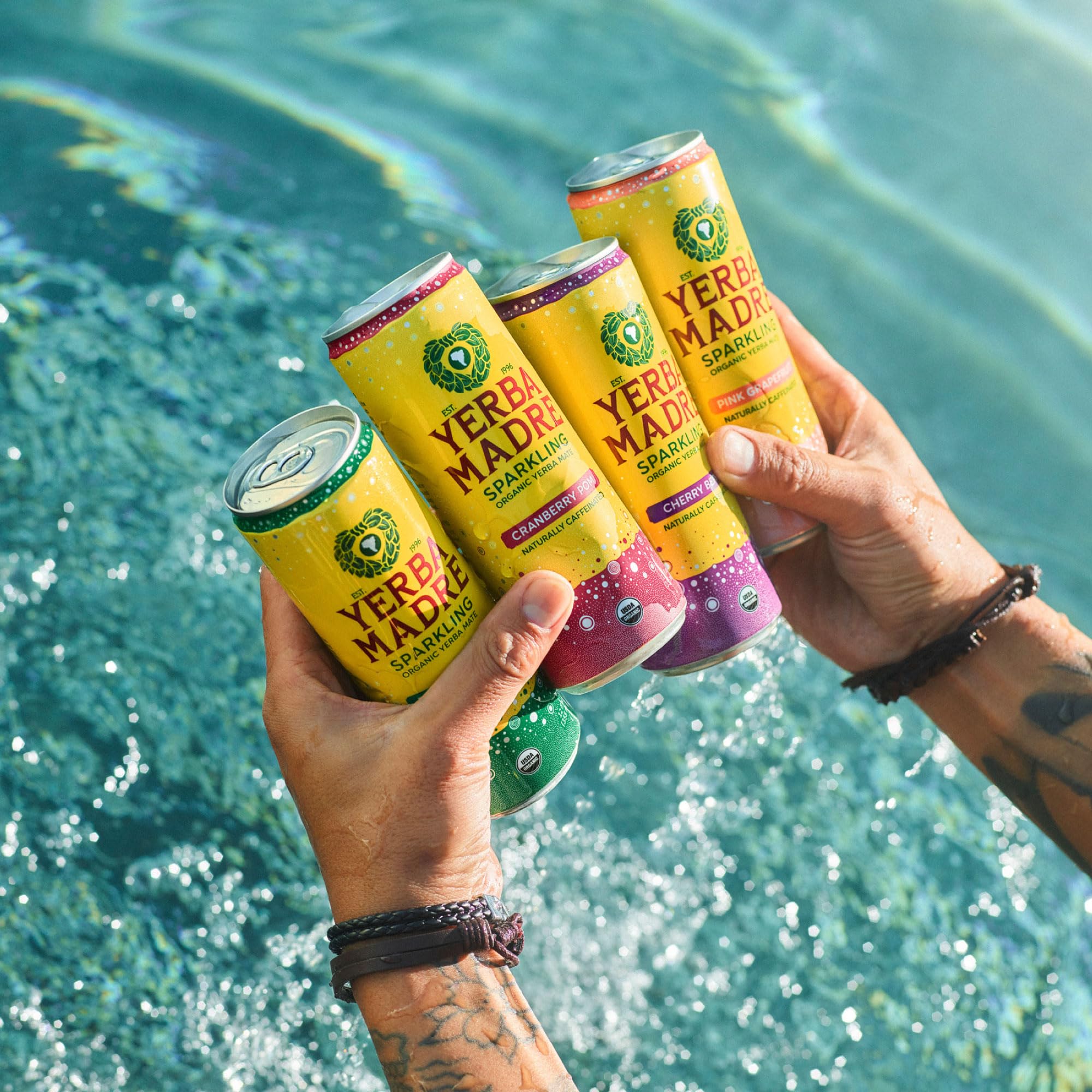Guayaki Yerba Madre en picnic lifestyle mostrando compartir y sabor natural