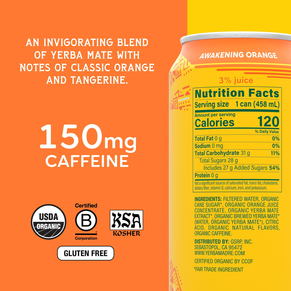 Primer plano de la espuma y textura de la bebida Guayaki con aspecto refrescante