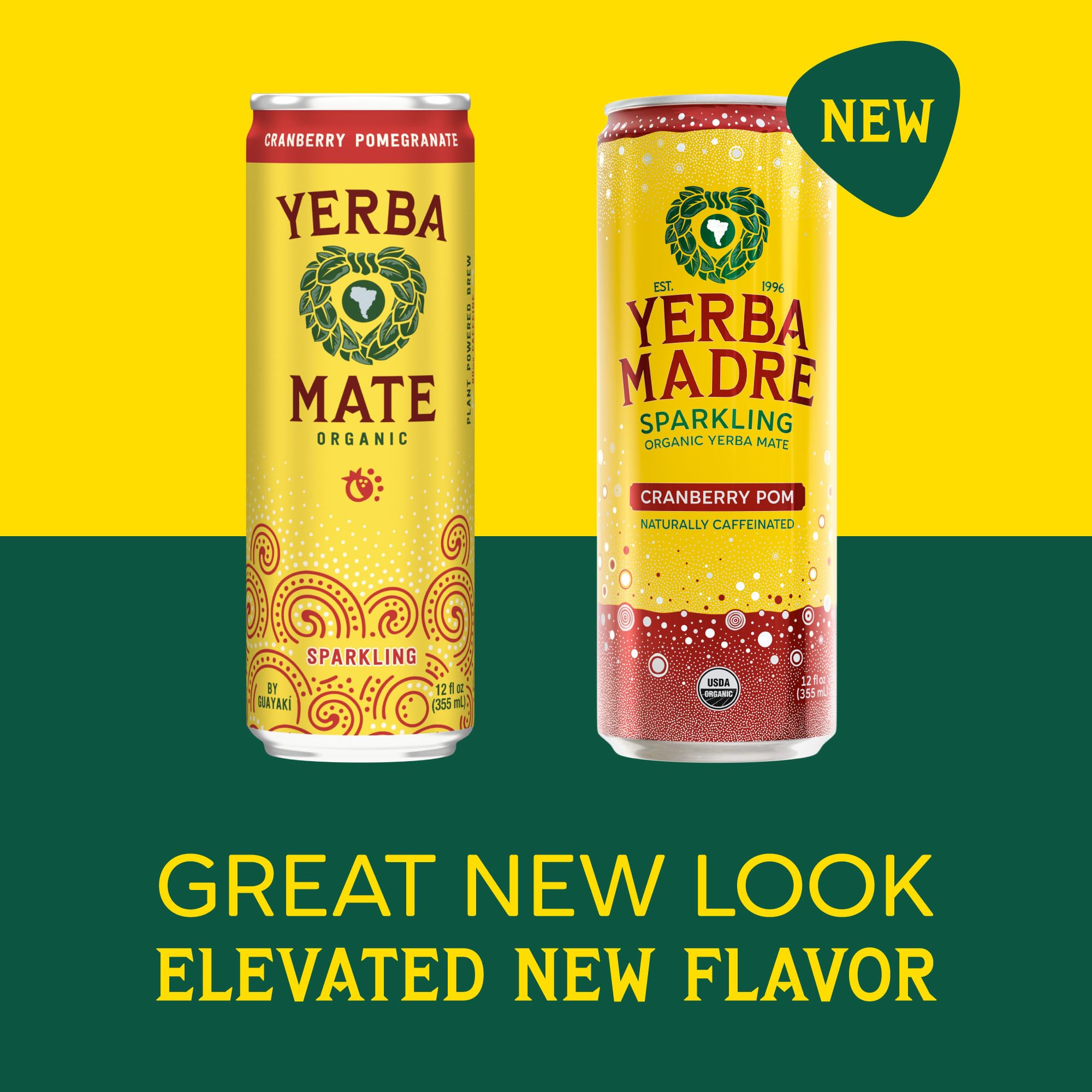 Guayaki Yerba Madre burbujeo y textura que resalta frescura y carbonatación