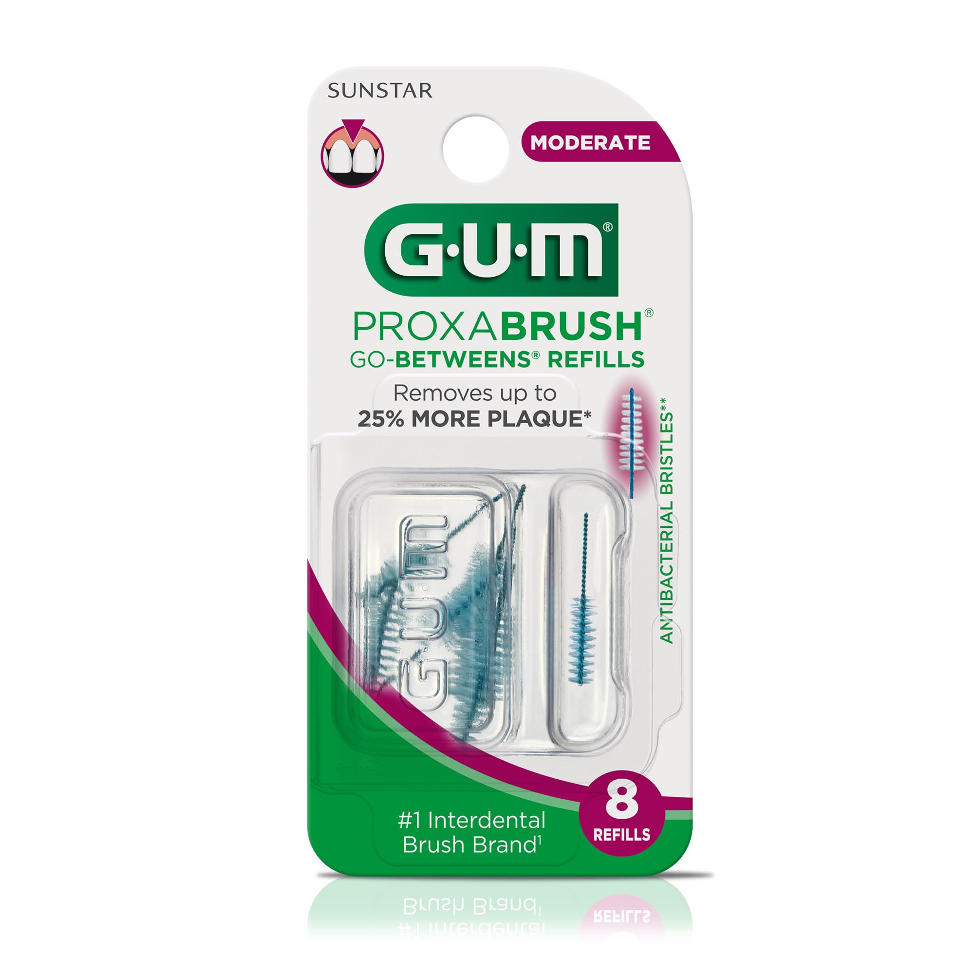 GUM recambios en entorno de baño, solución práctica para higiene diaria