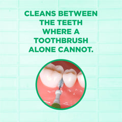 Bendable neck detail on GUM Proxabrush for reaching back molars easily