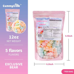 Gummy Glow cuenco con variedad de ositos ideal para compartir en reuniones