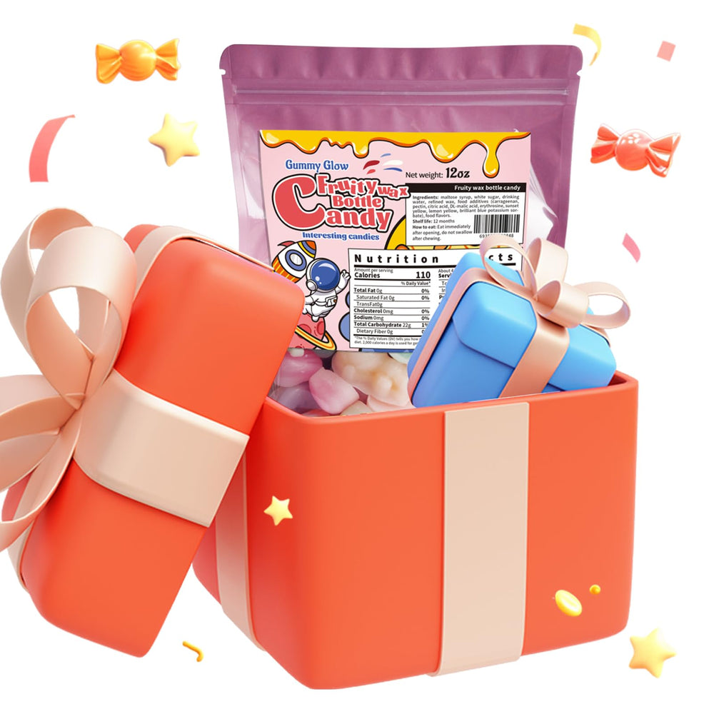 Gummy Glow cierre resellable de la bolsa para conservar frescura fácilmente