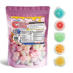 Gummy Glow bolsa frontal 12oz mostrando mezcla de sabores y conveniencia