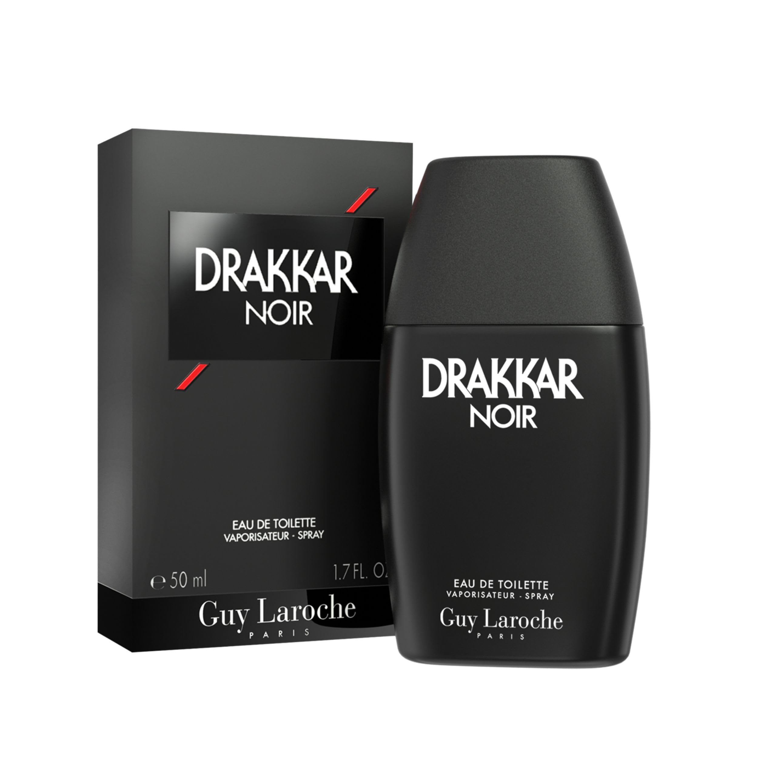 Guy Laroche Drakkar Noir frasco frontal elegante y masculino
