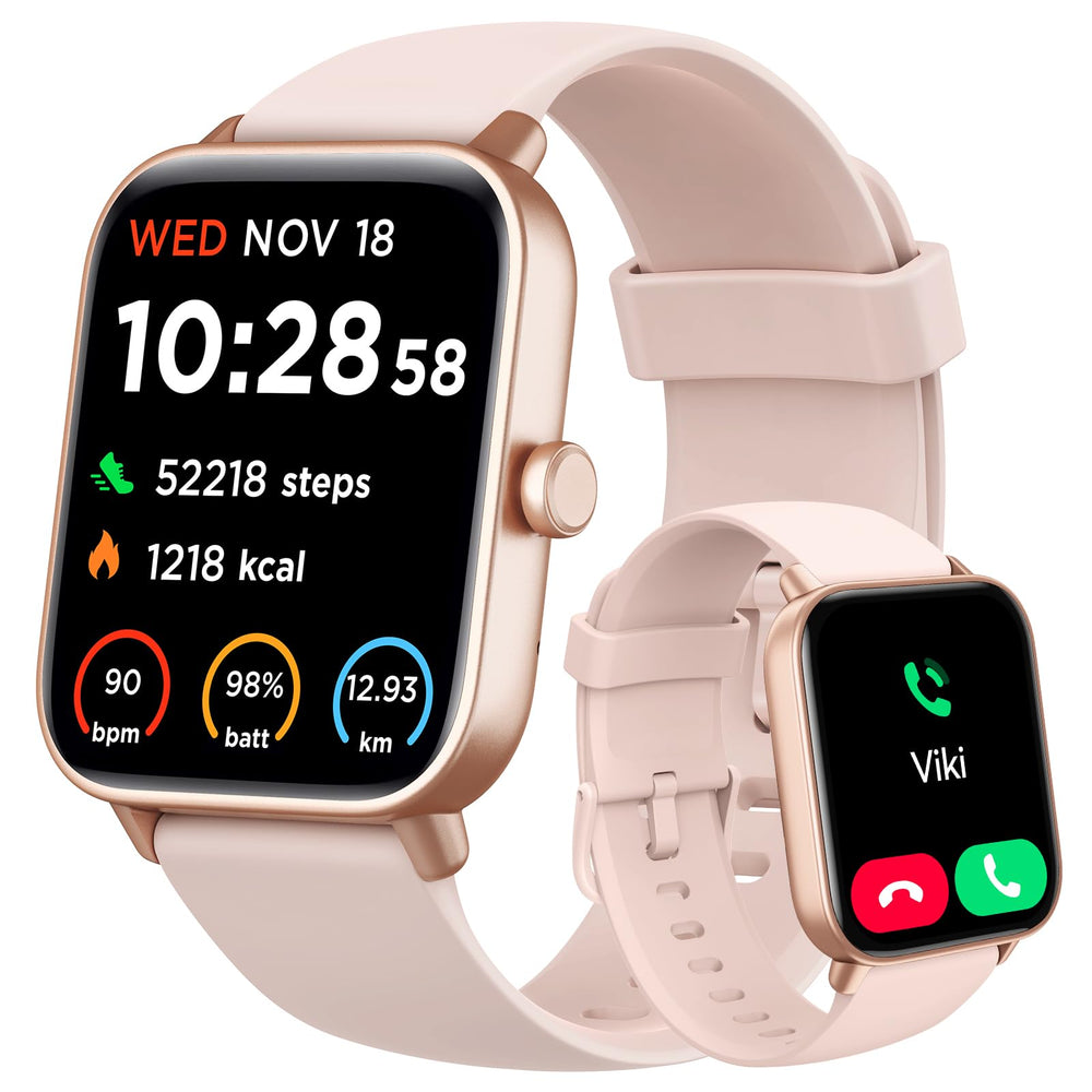 Gydom vista frontal del reloj y embalaje mostrando estilo y funciones