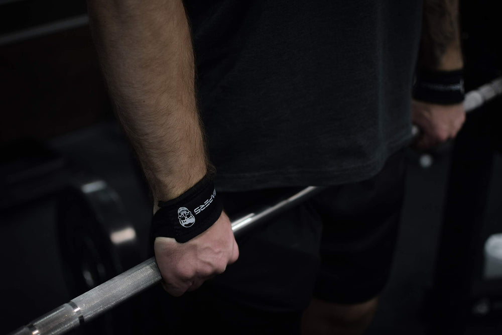 Gymreapers comparación de tamaño con una mano para ver las 18 pulgadas