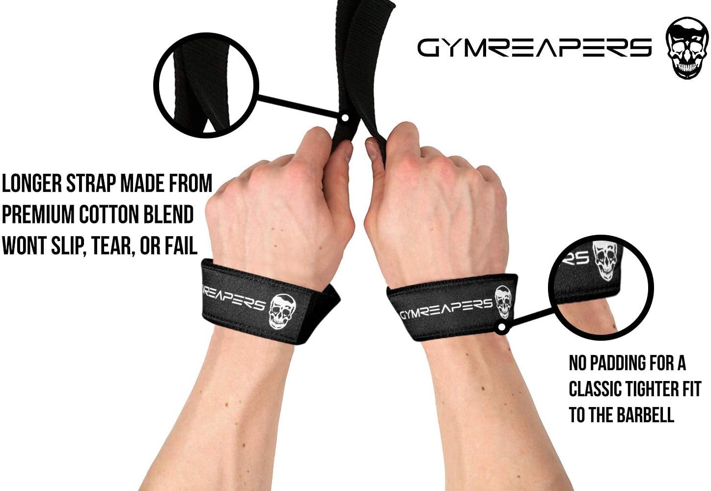 Gymreapers primer plano del neopreno acolchado que aporta comodidad