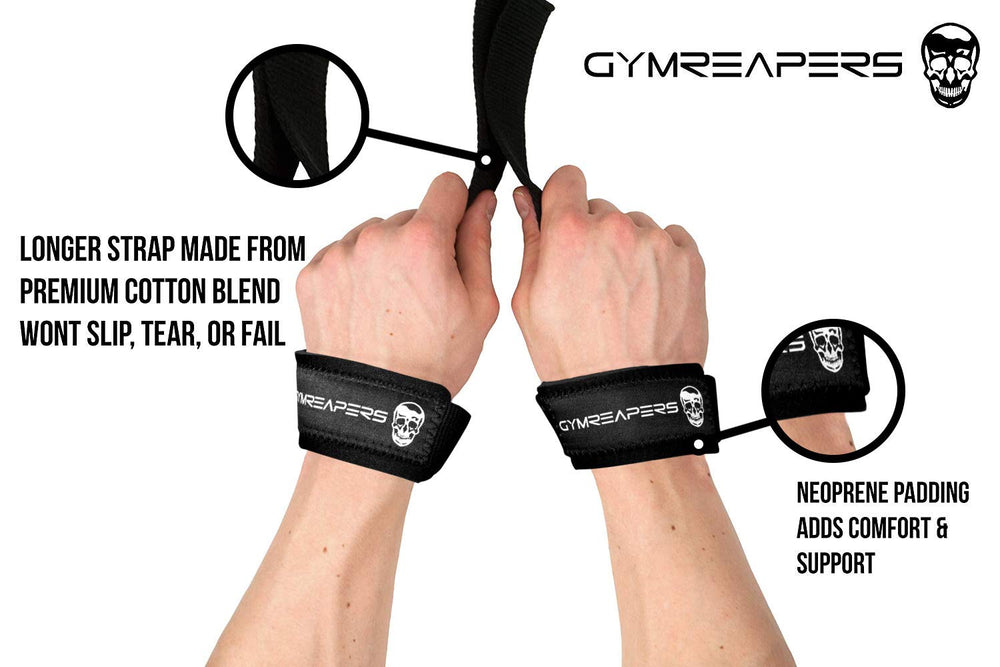 Gymreapers detalle del neopreno acolchado que protege la muñeca cómodamente