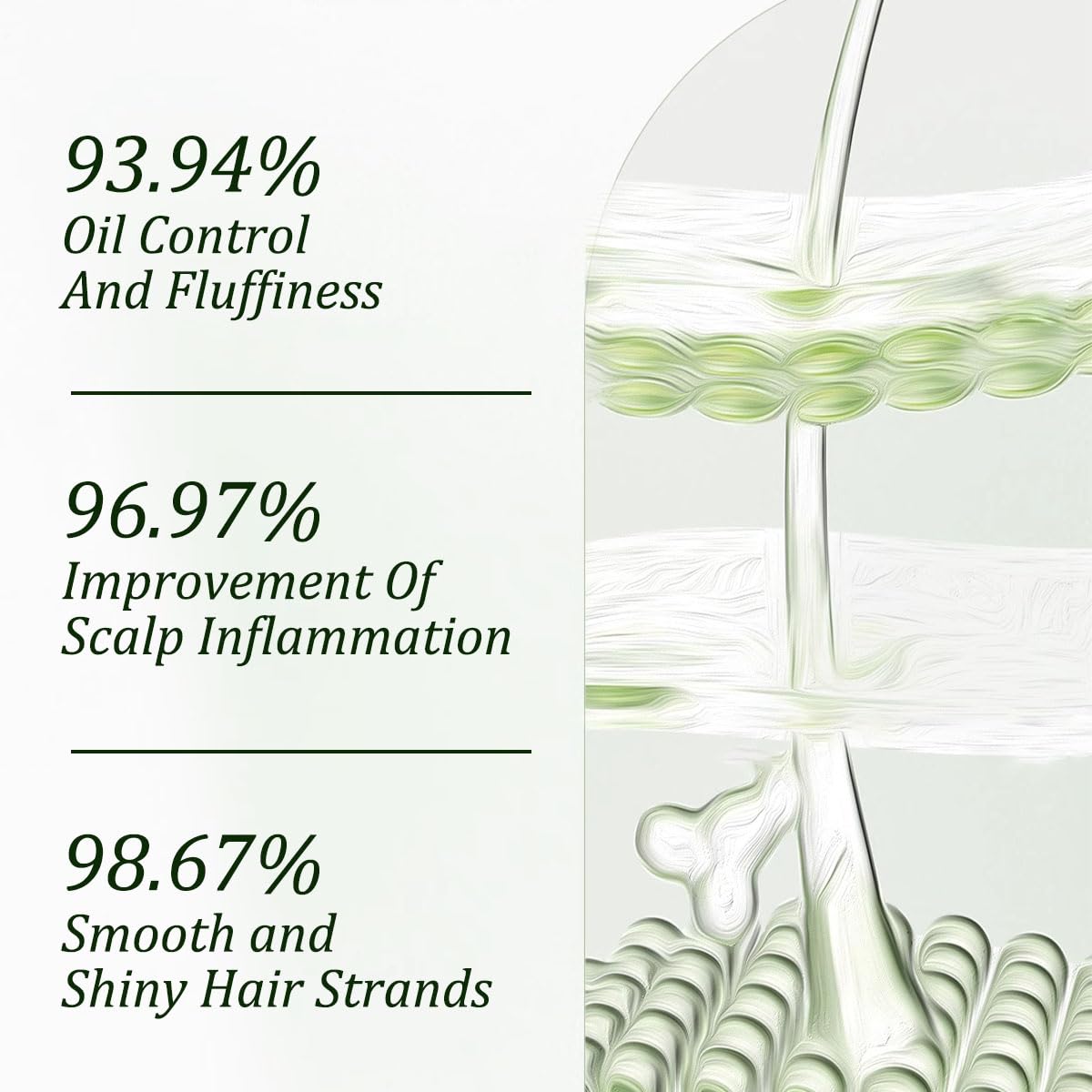 Gypsophila espuma ligera que limpia sin resecar el cabello